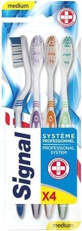 Signal Brosse à dents Professional medium 4 pièces (4 x)