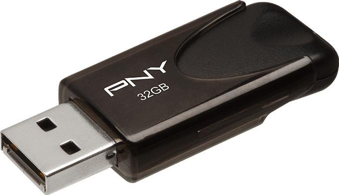 Produktbild PNY Attache 4 (2-Pack) (32 GB, USB 2.0, USB-A)
