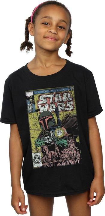 Produktbild Star Wars Boba Fett Comic TShirt Mädchen (152, 158)