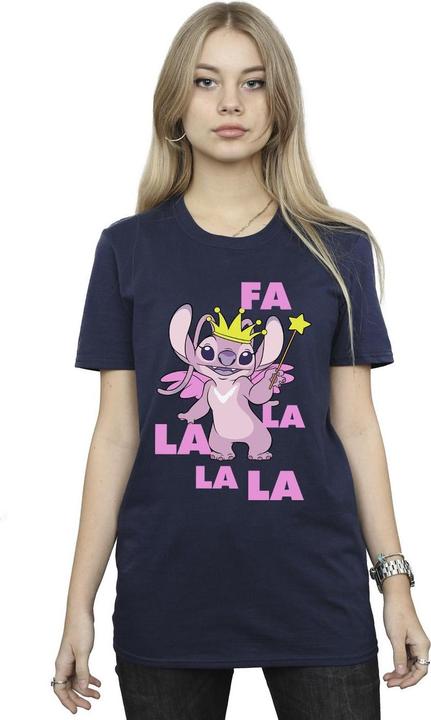 Immagine prodotto Disney Lilo & Stitch Angel Fa La La Maglietta Ampia Donna (4XL)