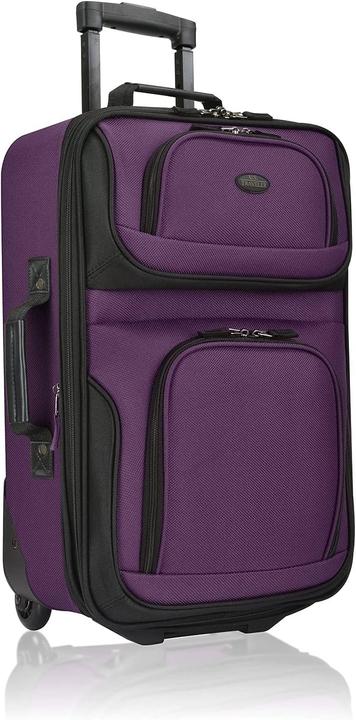 Produktbild U.S. Traveler Carry-on Luggage Set Violett, 2 Wheel (Handgepäck (bis 50l))