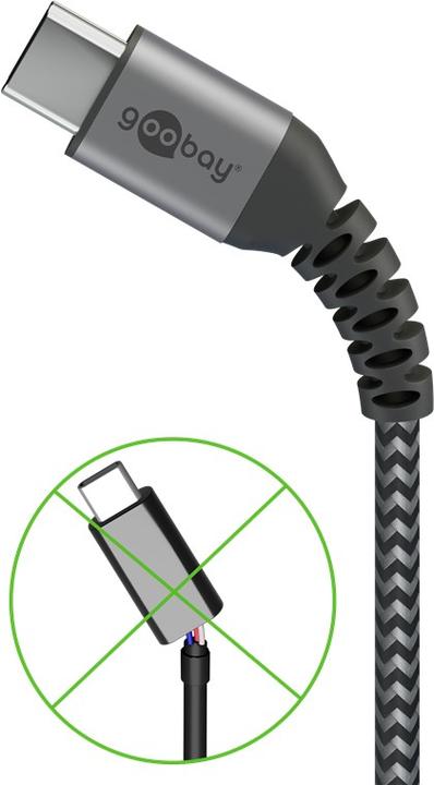 Produktbild Goobay USB A — USB C (0.50 m, USB 2.0)