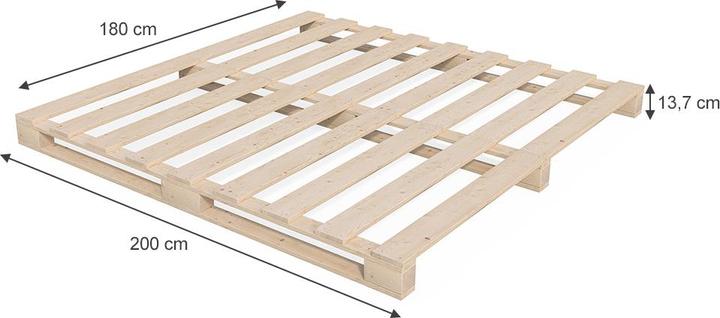 Produktbild VitaliSpa Palettenbett (180 x 200 cm)