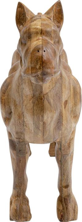Actual product image Kare Design Deko Figur Bulldog Wood 70x78cm
