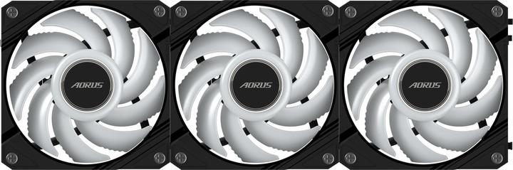 Actual product image Gigabyte AORUS EZ CHAIN FAN 120 (3-Pack)