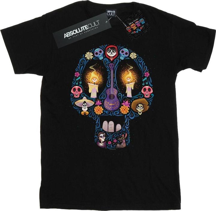 Actual product image Disney Mens Coco Candle Skull T-Shirt (3XL)