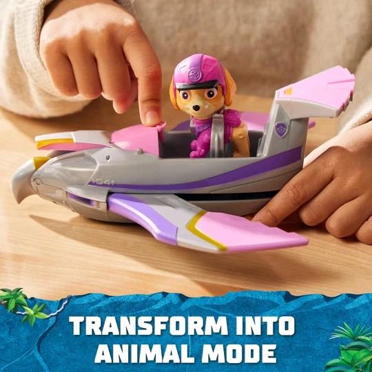 Actual product image Spin Master Paw Patrol Jungle Pups Deluxe Vehicle Skye