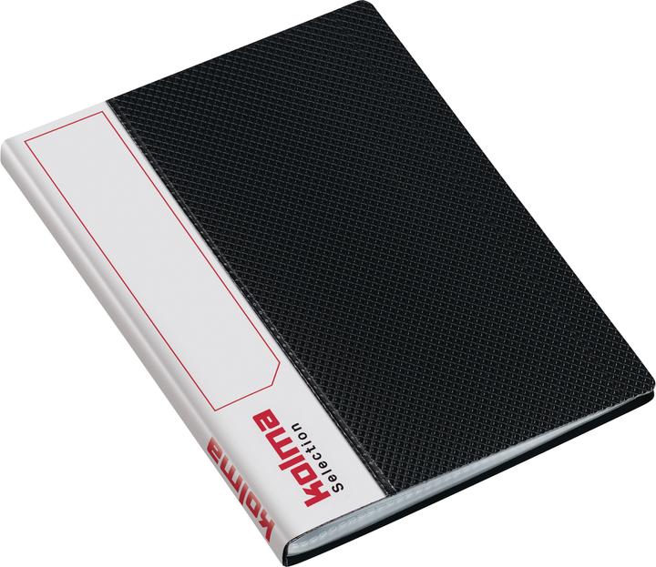 Produktbild Kolma Sichtbuch Selection A6 Recycling mit 20 Taschen schwarz (A6, 1 x)