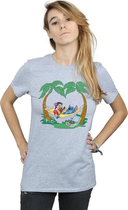 Image du produit Disney - T-shirt LILO AND STITCH PLAY SOME MUSIC - Femme (M)