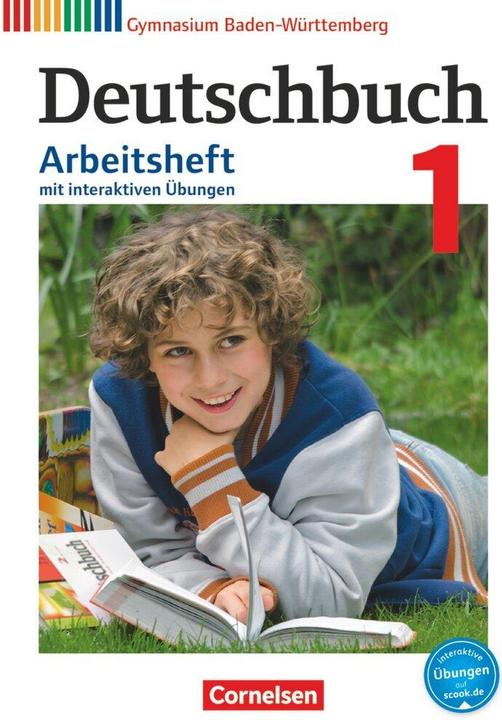 Actual product image Deutschbuch Gymnasium 1. 5. Schuljahr. Arbeitsheft mit Lösungen und interaktiven Übungen. BW (German, Sandra Simberger, Irmgard Chic, Jan Diehm, Vera Potthast, Armin Fingerhut, Kerstin Muth, Manuela Wolfel, Christoph Fischer, Andrea Wagener, Margret Foxglove, Cordula Grunov, Angela Mielke, 2016)