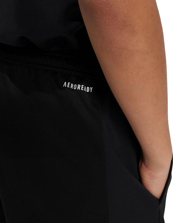 Image du produit adidas Pantalon junior unisexe Train Essentials Logo Regular Fit, Noir/Blanc (128)