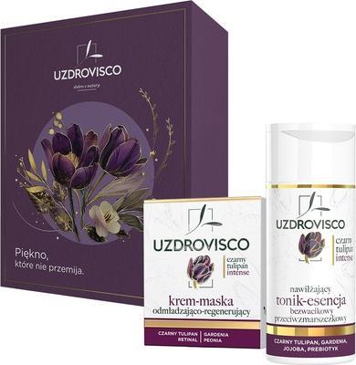 Uzdrovisco Czarny Tulipan Intense Anti-Aging Regenerating Cream-Mask Set - 50ml Cream-Mask und 150ml Moisturizi (50 ml)