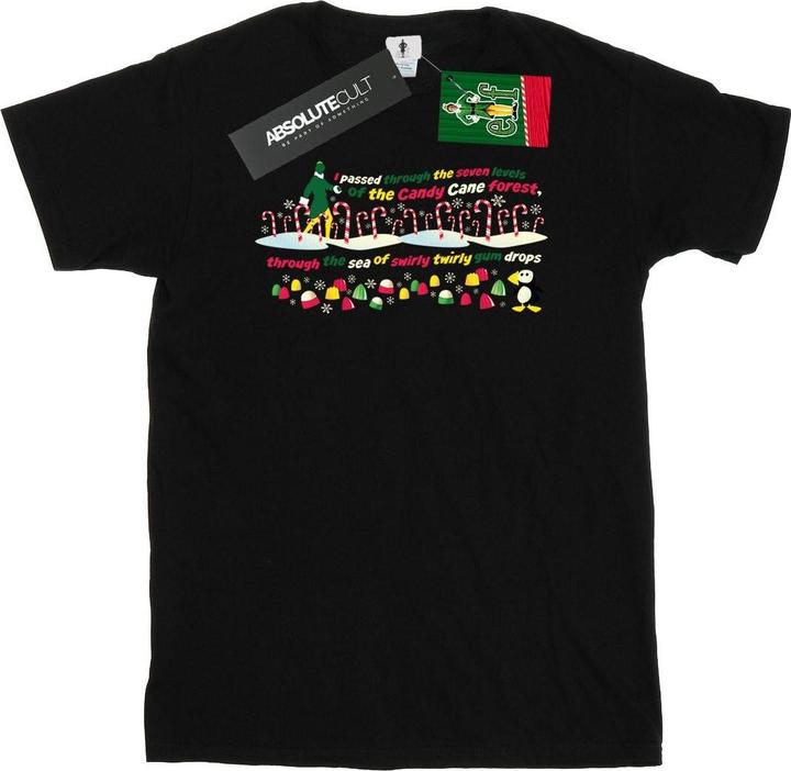 Elf Candy Cane Forest TShirt (XL)