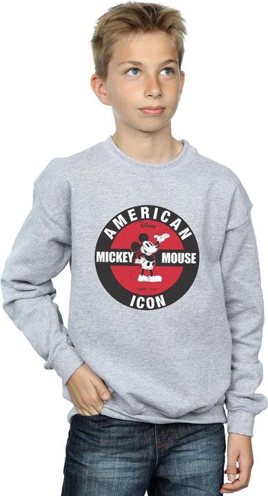 Actual product image Disney Boys Mickey Mouse American Icon Sweatshirt (152, 158)
