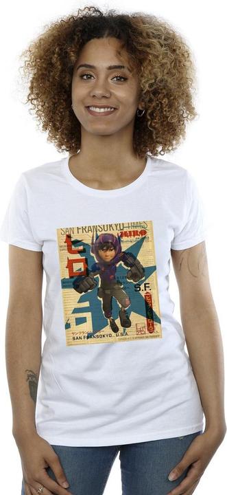 Produktbild Disney Big Hero 6 Baymax Hiro Newspaper TShirt (XXL)