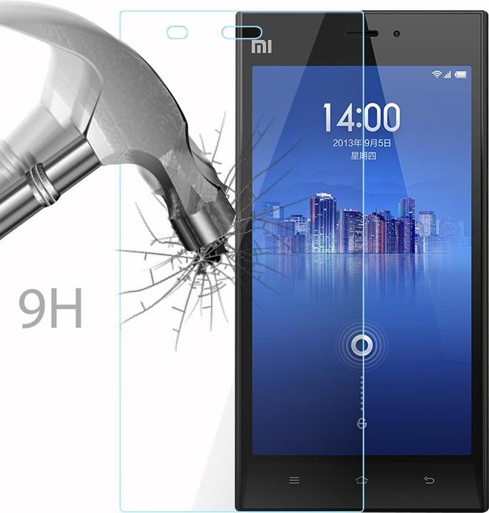Actual product image Cadorabo Display protection glass (1 Piece, Mi3)