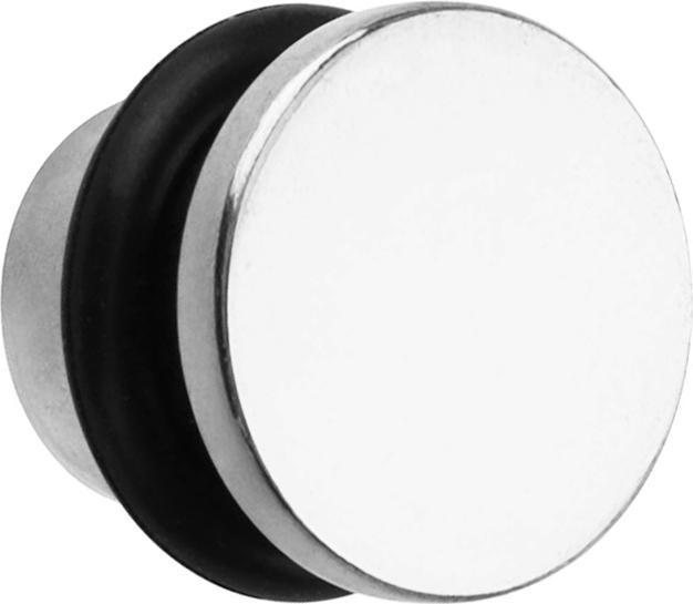 Produktbild Star Piercing Flachkopf Plug silber (ohne Messing, Titan G23)