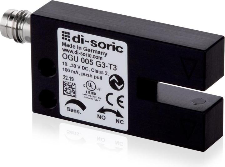 Immagine prodotto Di-Soric OGU 005 G3-T3 Barriera luminosa a forcella 5 mm a luce infrarossa 212814