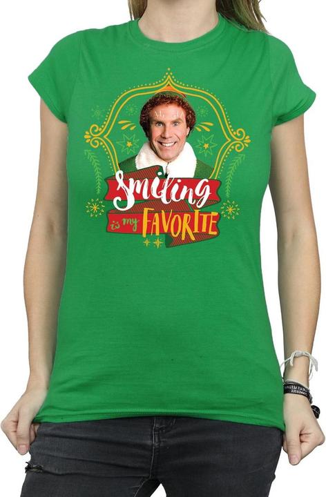 Immagine prodotto Elf Buddy Smiling Maglietta Donna (XXL)