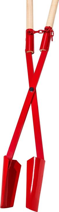 Image du produit Idealspaten Creuseur de trous de terre JUMBO rouge avec revêtement en poudre taille 1