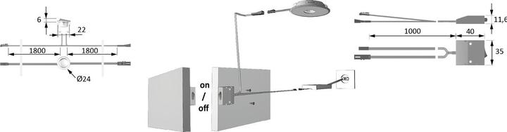 Produktbild Halemeier Einbauschalter 12 V