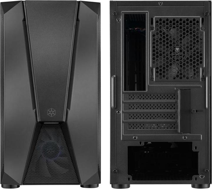 Actual product image Silverstone Fara V1M Pro Micro-ATX Case, ARGB, Tempered Glass (mATX, Mini-ITX)