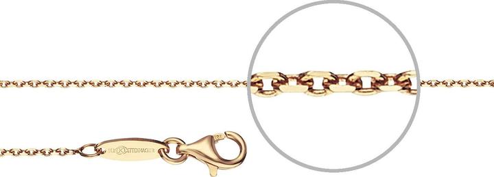 Der Kettenmacher Ankerkette Gold Diamantiert 1,2 mm 36 cm (Sterling Silber 925, 60 cm)