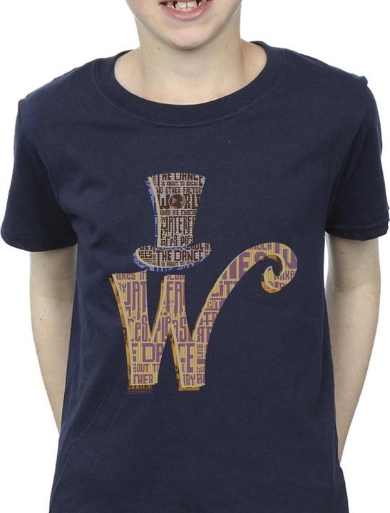 Produktbild Willy Wonka & the Chocolate Factory W Logo Hat TShirt Jungen (152, 158)