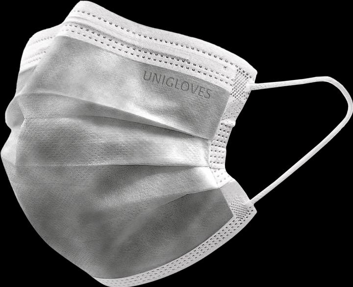 Unigloves Maske Typ IIR GRAU 50 Stk. (50 x)