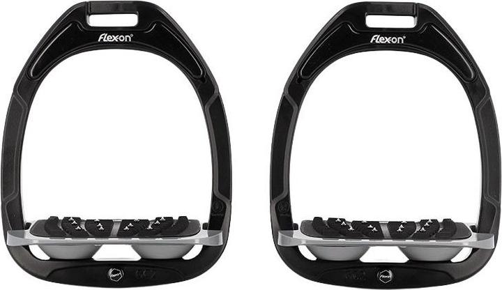 Flex-On steigbügel grün komposit 2 geneigt ultra grip /grau