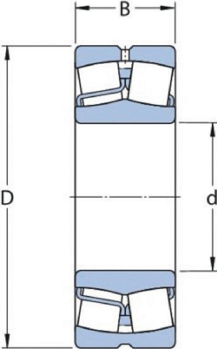Produktbild SKF Pendelrollenlager 22216 EK/C3 Innen-Ø 80 mm Aussen-Ø 140 mm Breite33 mm