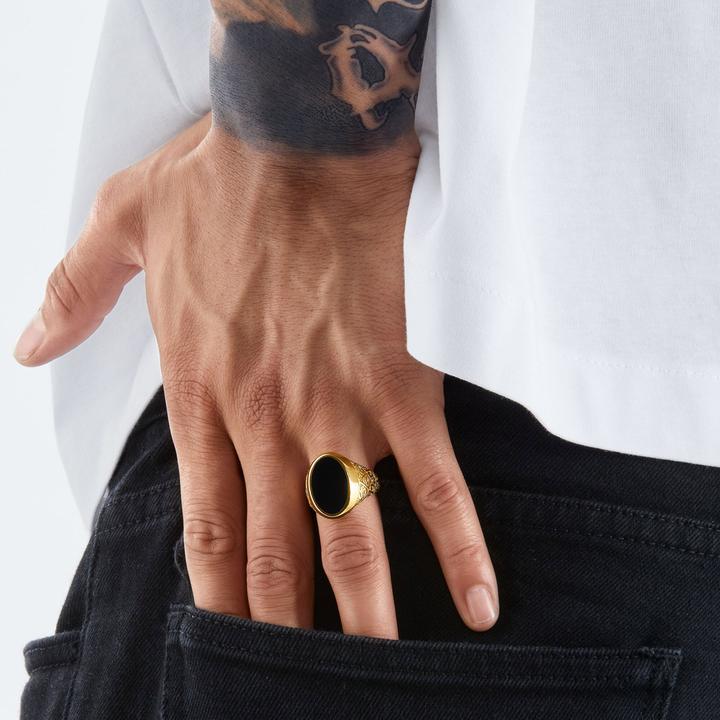 Immagine prodotto Thomas Sabo Anello nero-oro (56, 925 Argento)