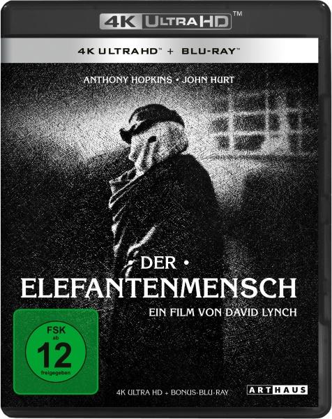 Immagine prodotto L'uomo elefante (4k Blu-ray, Tedesco, Francese, Inglese)