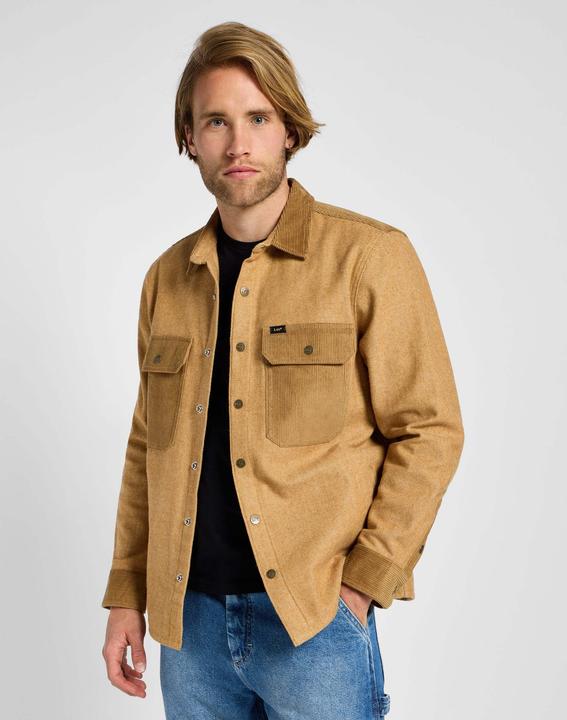 Lee Langarmhemd Mixed Fabric Shirt