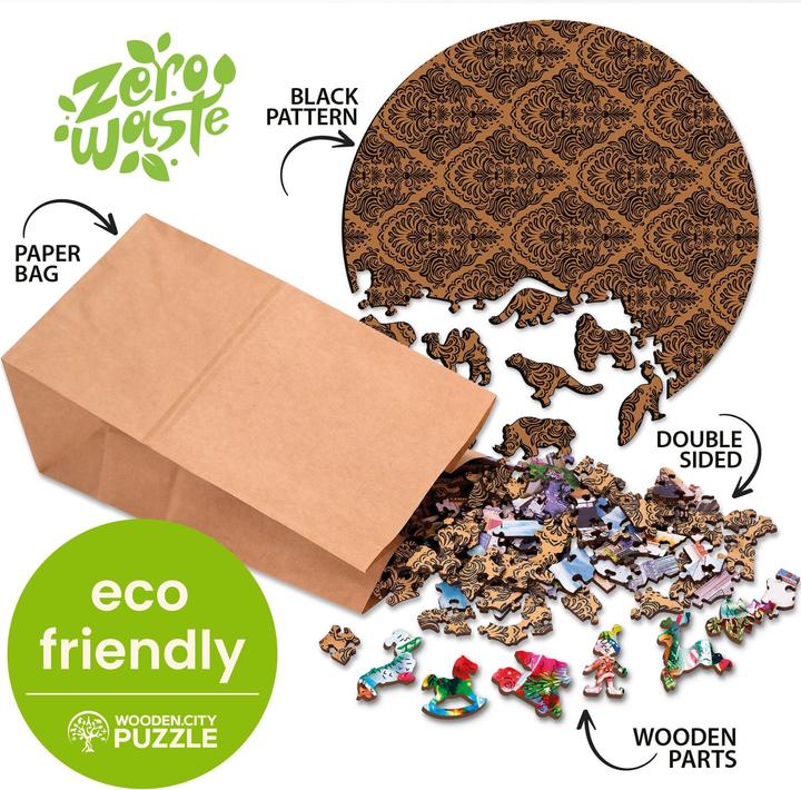 Immagine prodotto WoodenCity WOODEN CITY Titanic 500 Wooden Puzzle Jigsaw Puzzle with unique shapes (500 pezzi)