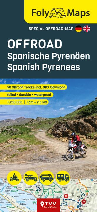 Image du produit FolyMaps OFFROAD Spanische Pyrenäen 1:250 000