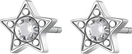 Sagapo S'Agapõ - Elegant steel earrings with clear crystals CLICK SCK46