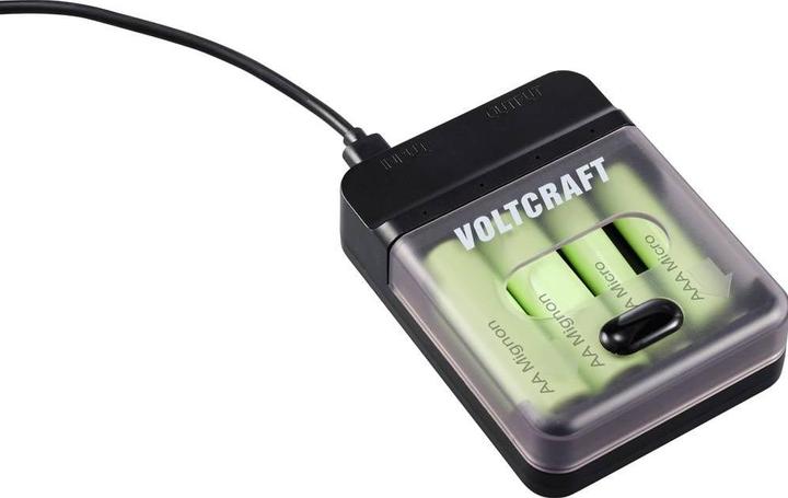 Produktbild Voltcraft VC-BC4-PB1 2in1 Ladegerät & Powerbank (1 Stk., Ladegerät inkl. Akku)