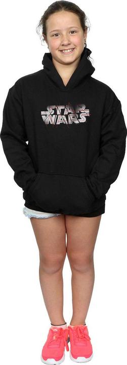 Immagine prodotto Star Wars The Last Jedi Spray Logo Felpa con Cappuccio Ragazze (152, 158)