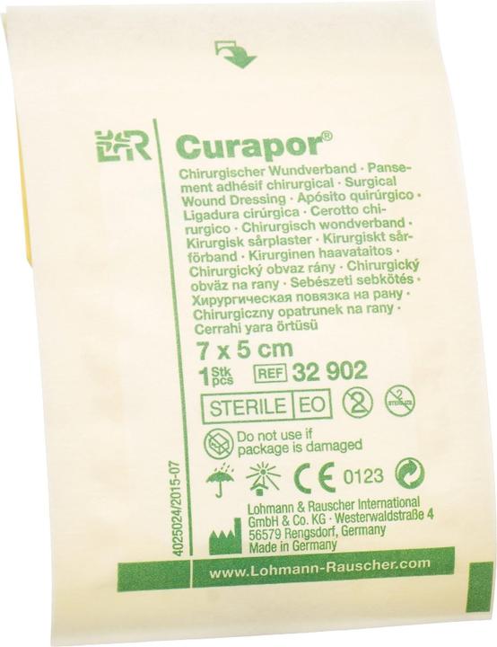 Produktbild Curapor Chirurgisch Wundverband 7x5cm steril (5 x)