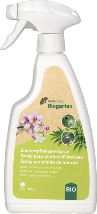 Actual product image Andermatt Biogarten Houseplant spray (Red spider mites, White Flies, Cicadas and leaf bugs, Mealy bugs, Scale insects, Aphids)