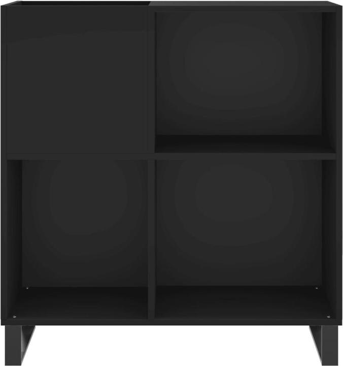 Immagine prodotto VidaXL Plattenschrank Schwarz 84,5x38x89 cm Holzwerkstoff, Farbe (84,5 x 38 x 89 cm)