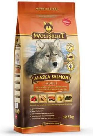 Immagine prodotto Wolfsblut Cibo secco per cani Alaska Salmon ADULT Salmon & Potato (Adulto, 1 pz., 2000 g)