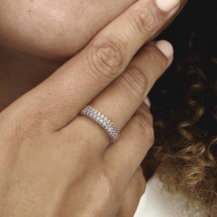 Immagine prodotto Pandora Anello Pavé a doppia fila senza tempo (50)