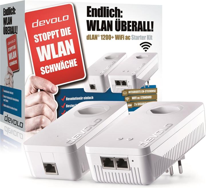 Devolo dLAN 1200+ WiFi Starter Kit (1200 Mbit/s)