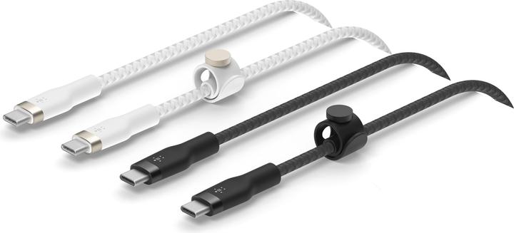 Image du produit Belkin USB-C vers USB-C Silicone Braide 1m Twin (1 m, USB 2.0)