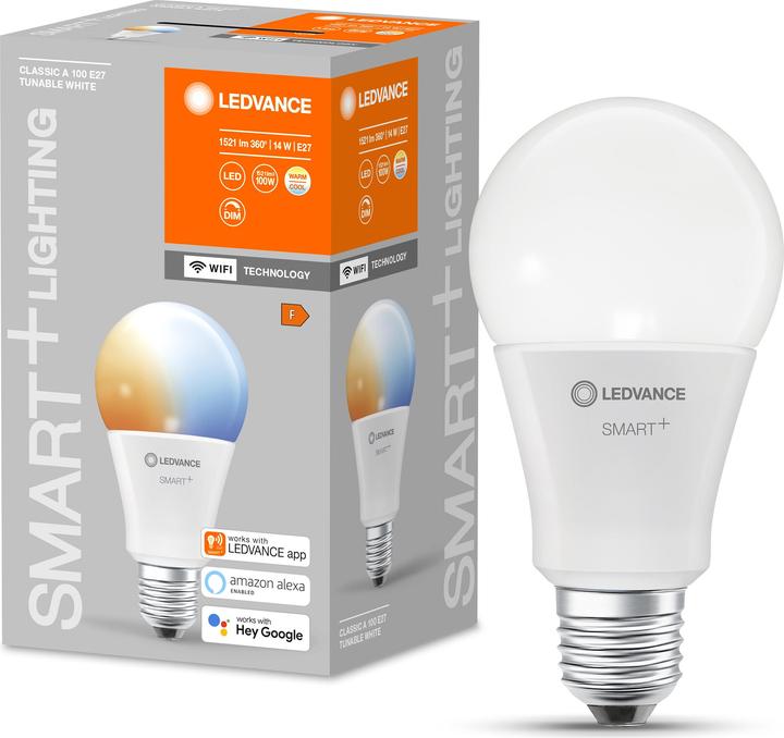Image du produit Ledvance Classicsic A (E27, 14 W, 1521 lm, 1 x, F)
