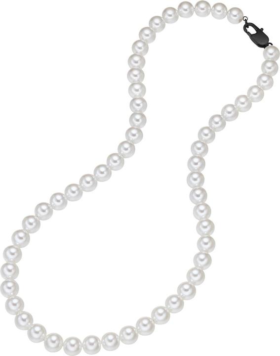 Produktbild True Rebels Herren Perlen-Kette - 36778 (Edelstahl)