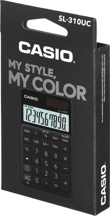 Actual product image Casio SL-310UC-BK (Solar cells, Batteries)