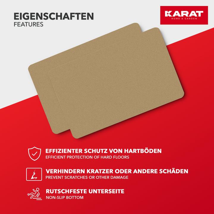 Image du produit Karat Tapis de protection du sol Color (90 x 120 cm)